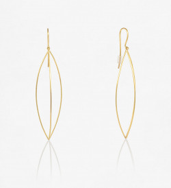 18k gold earrings Bots Fil  70mm