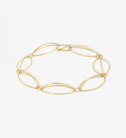 18k gold Bracelet Bots Fil 22cm