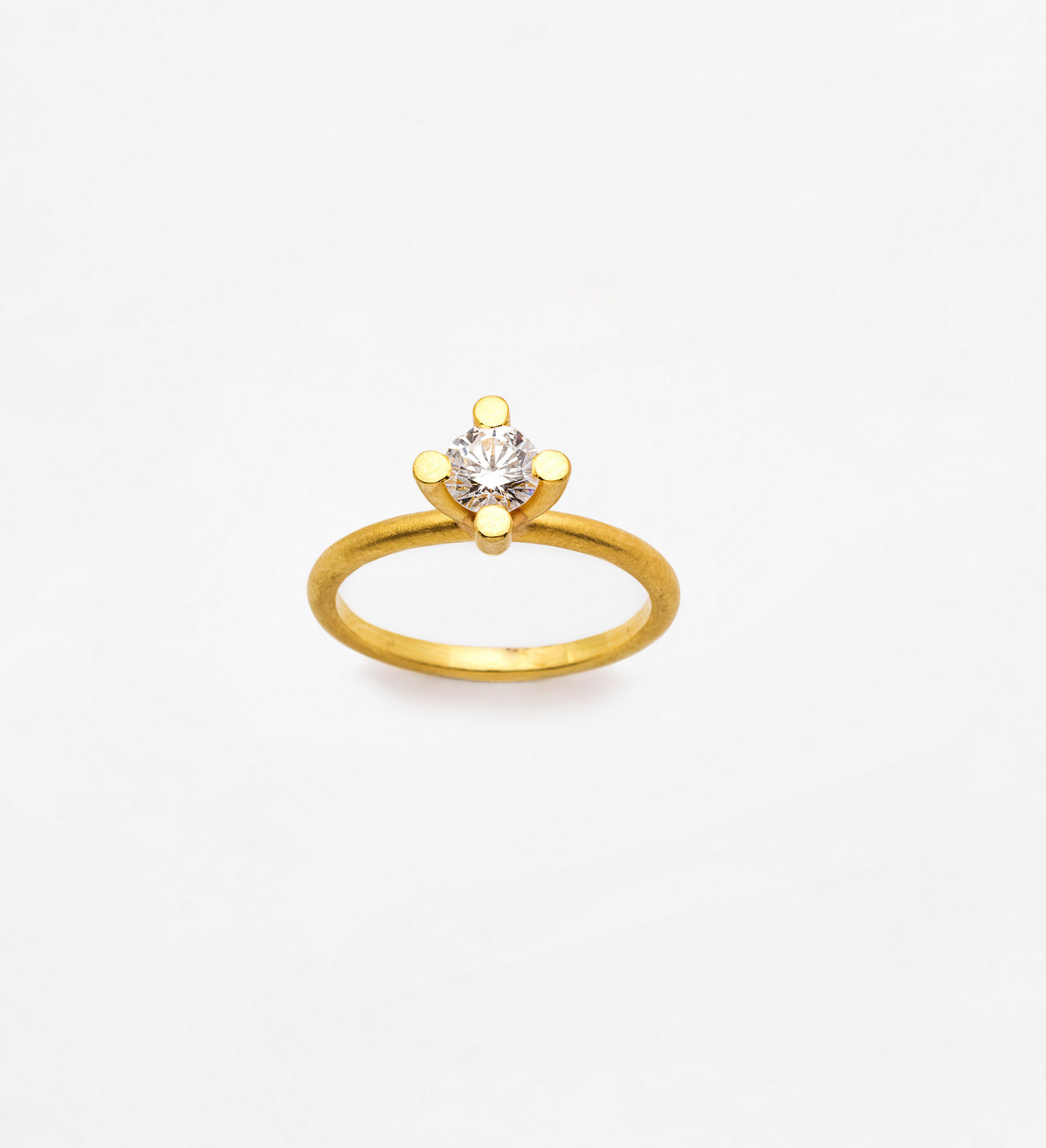 18k gold ring with diamond 0,31ct VS1 D