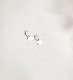 Silver earrings Party 22mm