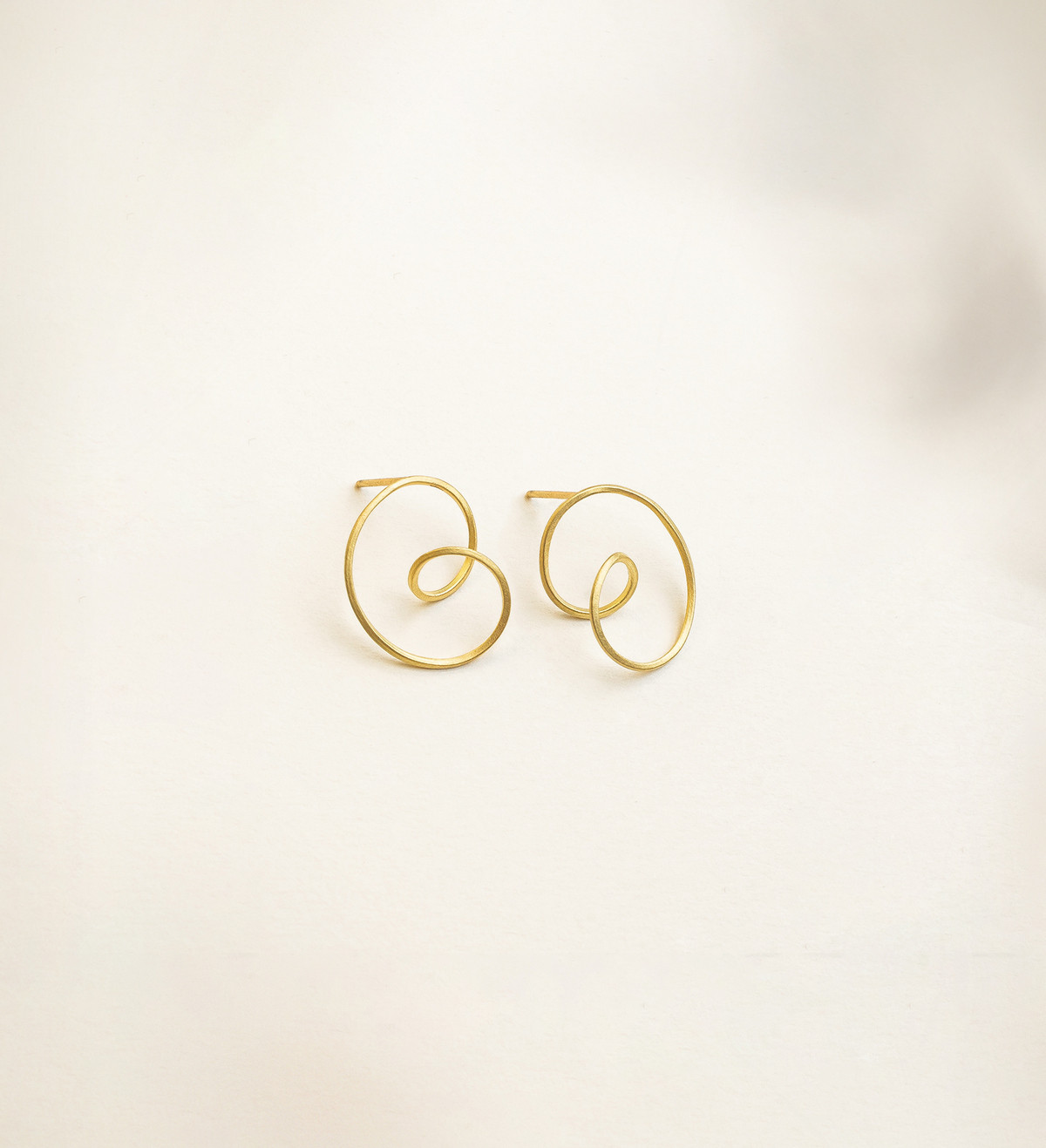 18k gold earrings Gargot 1 motif 20mm