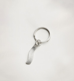 Silver key chain Posidònia