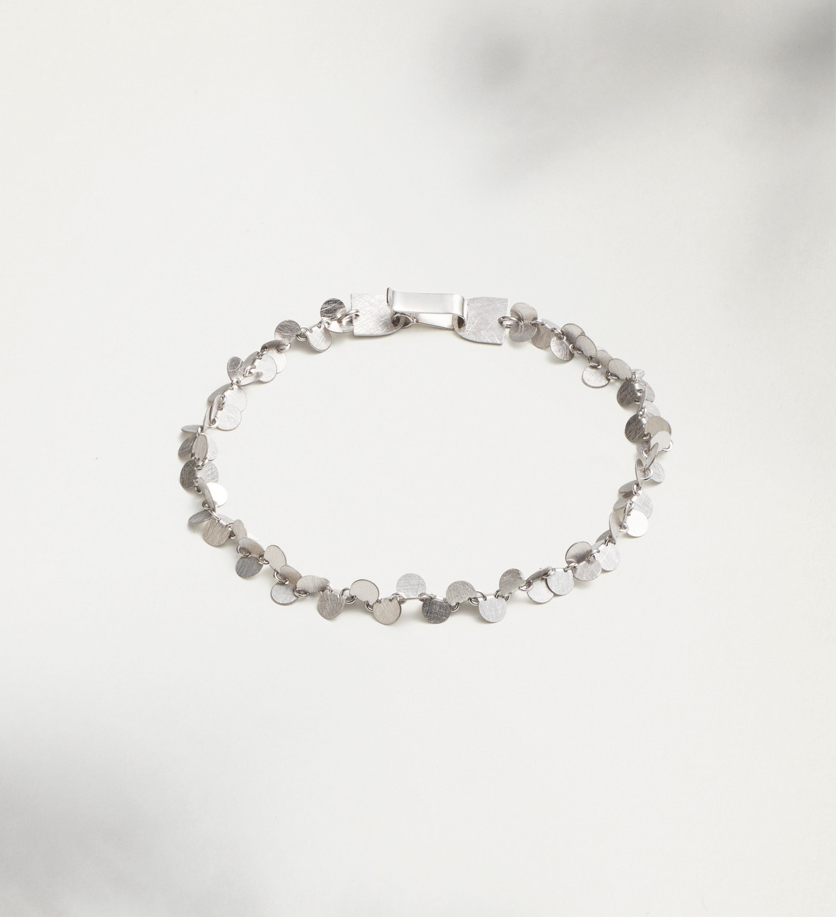 Silver bracelet Papallones 19cm