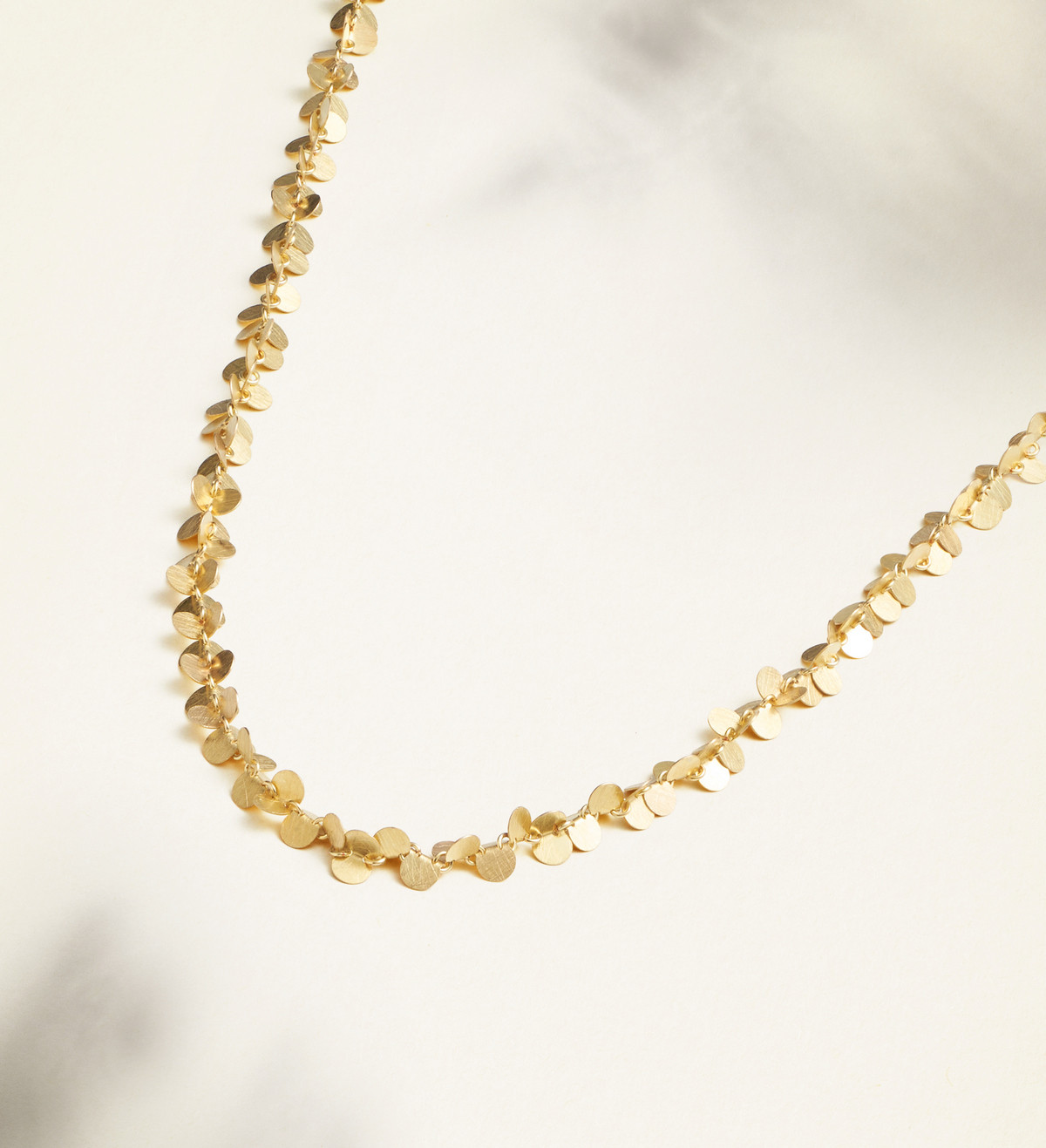 18k gold necklace Papallones 43,5cm